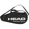 image:imageHEAD Racquetball Deluxe Coverbag  Racket Carrying Bag with Accessory Compartment amp Adjustable Shoulder Strap Black