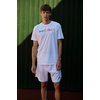 image:imageHEAD Mens Rainbow TShirt  Moisture Wicking Cotton Blend Logo TShirt with Stretch for Tennis and Everyday WearWhite