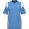 image:imageHEAD Mens Slice TShirt  Lightweight MoistureWicking Athletic Tennis Shirt with Breathable Mesh PanelsAirforce Blue White