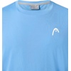 image:imageHEAD Mens Slice TShirt  Lightweight MoistureWicking Athletic Tennis Shirt with Breathable Mesh PanelsAirforce Blue White