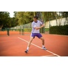 image:imageHEAD Mens Slice TShirt  Lightweight MoistureWicking Athletic Tennis Shirt with Breathable Mesh PanelsWhite Purple