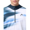 image:imageHEAD Mens TopSpin Performance Hoodie with Modern Print MoistureWicking Fabric Half Zip Design amp Athletic FitNavy Print