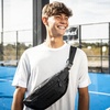 image:imageHEAD Tour Crossbody Bag  Lightweight Racquet Sports Sling Bag with Extendable Racquet Compartment 2 Zipper Pockets Fits 1 Racquet amp Ball