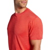 image:imageHead Mens Apexnext Crewneck TShirt Standard Fit Midweight Stretch Flex Motion Performance MaterialPoppy Red Heather