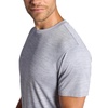 image:imageHead Mens Apexnext Crewneck TShirt Standard Fit Midweight Stretch Flex Motion Performance MaterialSleet Heather
