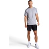 image:imageHead Mens Apexnext Crewneck TShirt Standard Fit Midweight Stretch Flex Motion Performance MaterialSleet Heather