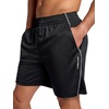 image:imageHead Mens Blaze Performance Short Standard Fit 7 Inseam Stretch Midweight MaterialBlack