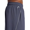 image:imageHead Mens Crosscourt Short Standard Fit 7 Inseam Stretch Lightweight Material MoistureWickingCool Grey