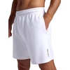 image:imageHead Mens Deuce Short Standard Fit 7 Inseam Breathable Mesh FabricStark White
