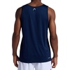 image:imageHead Mens Doubles Hypertek Performance Scoopneck Tanktop Relaxed Fit MoistureWicking Cool Touch MaterialNavy
