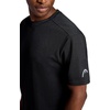 image:imageHead Mens Elite Flex Short Sleeve Waffle Tech Crewneck TShirt Relaxed Fit Midweight MaterialBlack
