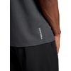 image:imageHead Mens Elite Flex Short Sleeve Waffle Tech Crewneck TShirt Relaxed Fit Midweight MaterialEbony