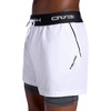 image:imageHead Mens Endurance Short Standard Fit 5 Inseam Lightweight Stretch MoistureWicking MaterialStark White