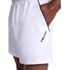 image:imageHead Mens Endurance Short Standard Fit 5 Inseam Lightweight Stretch MoistureWicking MaterialStark White