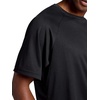 image:imageHead Mens Flex Raglan Crewneck TShirt Standard Fit Lightweight and Breathable Grid MeshBlack