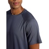 image:imageHead Mens Flex Raglan Crewneck TShirt Standard Fit Lightweight and Breathable Grid MeshCool Grey