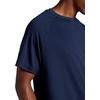 image:imageHead Mens Flex Raglan Crewneck TShirt Standard Fit Lightweight and Breathable Grid MeshNavy