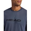 image:imageHead Mens Graphic Crewneck TShirt Standard Fit Soft CottonPolyester Jersey MaterialCool Grey