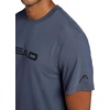 image:imageHead Mens Graphic Crewneck TShirt Standard Fit Soft CottonPolyester Jersey MaterialCool Grey