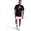image:imageHead Mens Graphic Crewneck TShirt Standard Fit Soft Midweight CottonPolyester MaterialBlacklogo