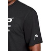 image:imageHead Mens Graphic Crewneck TShirt Standard Fit Soft Midweight CottonPolyester MaterialBlacktennis Club