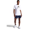 image:imageHead Mens Graphic Crewneck TShirt Standard Fit Soft Midweight CottonPolyester MaterialStark Whitelogo