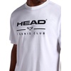 image:imageHead Mens Graphic Crewneck TShirt Standard Fit Soft Midweight CottonPolyester MaterialStark Whitetennis Club