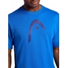 image:imageHead Mens Graphic Crewneck TShirt Standard Fit Soft Midweight CottonPolyester MaterialSupreme Blue