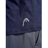 image:imageHead Mens Guard Long Sleeve Crewneck Top Relaxed Fit Stretch Midweight MaterialNavy Heather