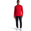 image:imageHead Mens Guard Long Sleeve Crewneck Top Relaxed Fit Stretch Midweight MaterialRacing Red Heather