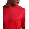 image:imageHead Mens Guard Long Sleeve Crewneck Top Relaxed Fit Stretch Midweight MaterialRacing Red Heather