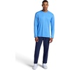 image:imageHead Mens Guard Long Sleeve Crewneck Top Relaxed Fit Stretch Midweight MaterialSky Heather