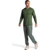 image:imageHead Mens Guard Long Sleeve Crewneck Top Relaxed Fit Stretch Midweight MaterialSwiss Army Green Heather