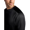 image:imageHead Mens Heat French Terry Crewneck Long Sleeve Top Standard Fit Midweight MaterialBlack
