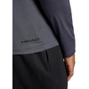 image:imageHead Mens Long Sleeve Training Mock Neck Top Standard Fit Stretchy Midweight MaterialEbony Heather