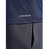 image:imageHead Mens Long Sleeve Training Mock Neck Top Standard Fit Stretchy Midweight MaterialNavy Heather