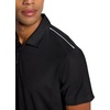 image:imageHead Mens Net Point Polo Shirt Standard Fit Lightweight Performance Pique MaterialBlack