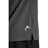 image:imageHead Mens Net Point Polo Shirt Standard Fit Lightweight Performance Pique MaterialCharcoal Heather