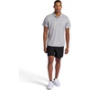 image:imageHead Mens Net Point Polo Shirt Standard Fit Lightweight Performance Pique MaterialGrey Heather