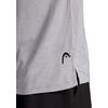 image:imageHead Mens Net Point Polo Shirt Standard Fit Lightweight Performance Pique MaterialGrey Heather