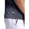 image:imageHead Mens Overgrip Short Sleeve Crewneck TShirt Standard Fit Stretch Lightweight MaterialCool Grey