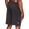 image:imageHead Mens Quality Jacquard Short Standard Fit 9 Inseam Lightweight and BreathableBlack Heather