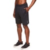 image:imageHead Mens Quality Jacquard Short Standard Fit 9 Inseam Lightweight and BreathableBlack Heather