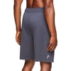 image:imageHead Mens Quality Jacquard Short Standard Fit 9 Inseam Lightweight and BreathableCool Grey Heather