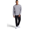 image:imageHead Mens Reflect Long Sleeve Crewneck TShirt Standard Fit Soft Midweight CottonPolyester MaterialCool Grey