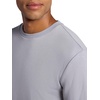 image:imageHead Mens Reflect Long Sleeve Crewneck TShirt Standard Fit Soft Midweight CottonPolyester MaterialCool Grey