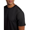 image:imageHead Mens Top Fit Short Sleeve Crewneck TShirt Standard Fit Stretch Lightweight MaterialBlack