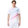 image:imageHEAD Mens Pro Performance TShirt  Engineered Jacquard Fabric with Moisture Wicking Ventilated Athletic Tennis TopWhite Print