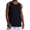 image:imageHead Mens Doubles Hypertek Performance Scoopneck Tanktop Relaxed Fit MoistureWicking Cool Touch MaterialBlack