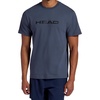 image:imageHead Mens Graphic Crewneck TShirt Standard Fit Soft CottonPolyester Jersey MaterialCool Grey